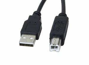 USB Cord 6ft Black Cord for HP Envy 4508 4520 5530 5534 5540 5544 5545 Printer - Picture 1 of 1