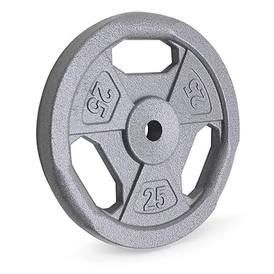 Чугунные стандартные накладки на рукоятку Marcy Classic 1 дюйм - 25 фунтов - Изображение 1 из 4