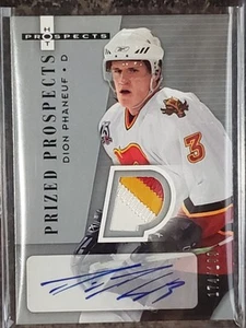 2005-06 Fleer Hot Prospects DION PHANEUF Rookie PATCH AUTO #274 174/199 3-CLR!! - Picture 1 of 3