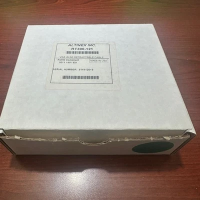 Altinex RT300-121 VGA (M-M) Retractable Cable - Missing Mounting Screws - Image 1 of 4