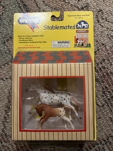 Breyer Stablemates Appaloosa Mare And Foul 59975 NIB - Picture 1 of 4