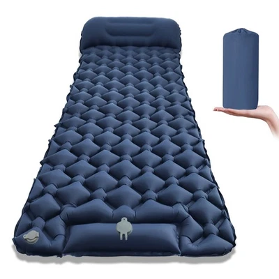 Camping Schlafmatte Selbstaufblasende Luftmatratze Isomatte Aufblasbar 60*190cm - Bild 1 von 4