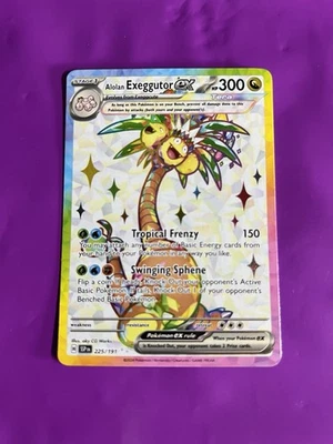 Pokémon TCG Alolan Exeggutor EX 225/191SV08: Surging Sparks Holo Ultra Rare - Image 1 of 2