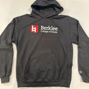 NWOT Authentic Berklee School Of Music Champion Sweatshirt Hoodie XL Gray - Picture 1 of 9