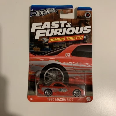 Hot Wheels 1995 Mazda RX-7 Dominic Toretto Fast and Furious Edition 1of5 - Image 1 of 2