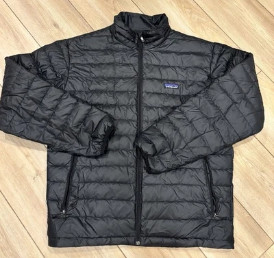 Куртка мужская Patagonia Goose Down размер L черная большая отличная форма! - Изображение 1 из 4