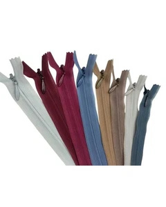 Cerniera Fettuccia Invisibile Lunga 22 Cm Fissa Lampo Zip Chiusura 10989/22 - Imagen 1 de 49