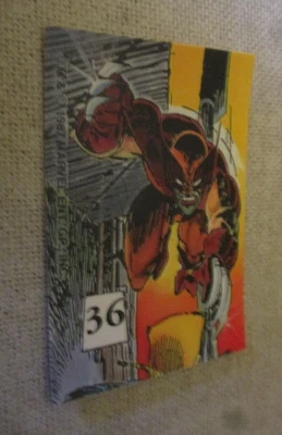 WOLVERINE #36 sticker 1987 Mutant Hall of Fame - Image 1 of 4