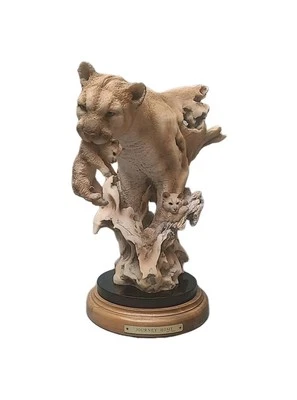 Mill Creek Studios "Journey Home" Cougar Sculpture 16” x 12” Limited 1579/5000 - Image 1 of 4