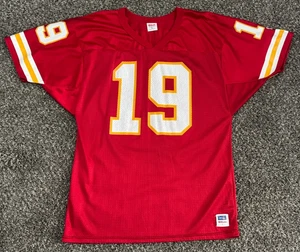 Vintage 1980s Joe Montana #19 49ers NFL Jersey Wilson Team NFL USA Made L - Bild 1 von 15