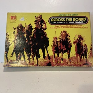 Vintage 1975 Across The Board Horse Racing Board Game #00777 MPH Company - Picture 1 of 9