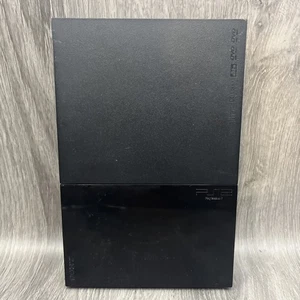 OEM PS2 Slim SCPH-90001 Schwarz Konsole Komplett Gehäuse Schale Oben & Unten - Bild 1 von 9