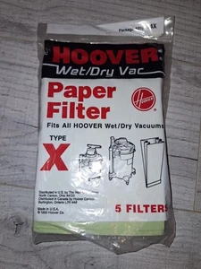 Hoover Style X Wet Dry Vacuum Bags 5 Pack - Picture 1 of 2