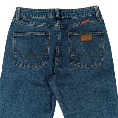 Wrangler Cowboy Cut Jeans Womens 7 30X31 Blue Slim Fit High Rise Cowgirl Western - Image 1 of 4