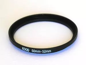 STEP UP ADAPTER 50MM-52MM STEPPING RING 50MM TO 52MM 50-52 FILTER ADAPTER - Picture 1 of 1