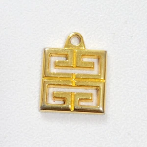 Genuine Givenchy  Women's Charm Pendant Zipper Puller Keychain Gold Color - Picture 1 of 11