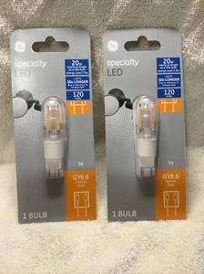 2GE LED T4 GY8.6 Clear 120 Volt 2.5 Watt Replaces 20 W 170 Lumens Specialty Bulb - Picture 1 of 2