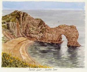 Dorset Coast, Durdle Door, Dorset Mounted Print "Portraits Of Britain" Series - Picture 1 of 2