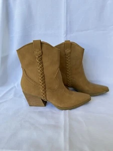 DV Dolce Vita Western Koolson Braided Boots in Tan, Women’s 6.5 - Picture 1 of 15