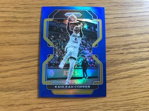 2022 Panini WNBA Prizm Kahleah Copper Blue Prizm #’d 095/149