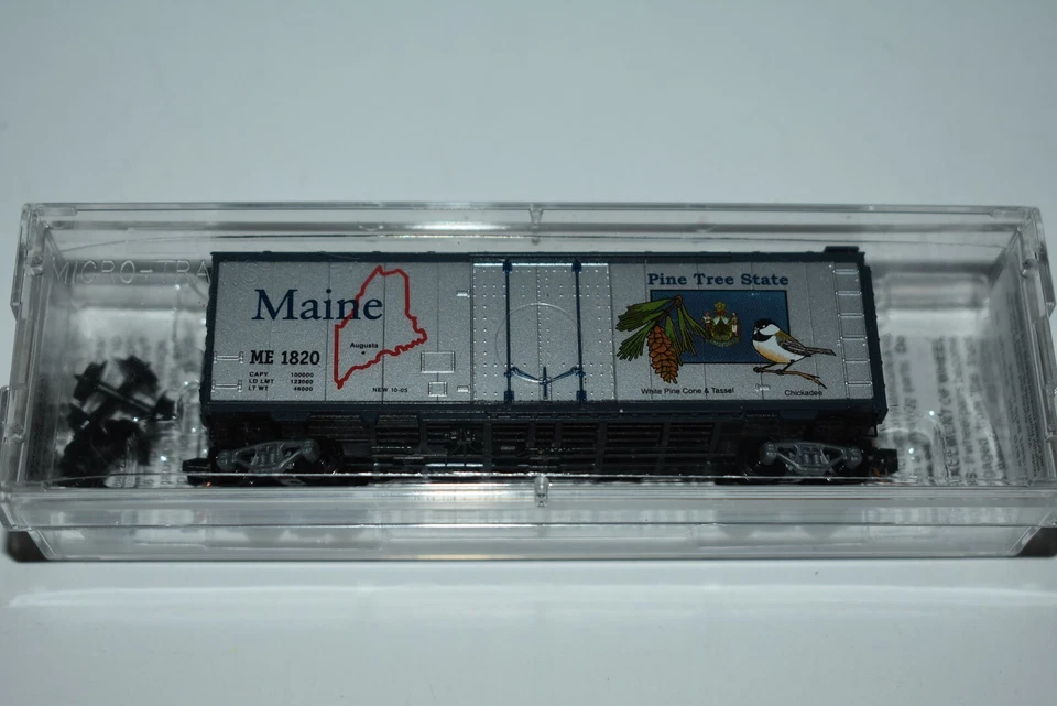 N Scale MTL 02100394 Maine State Car 40 ' Std. Plug Door Boxcar 1820 K9450 - Image 1 of 1