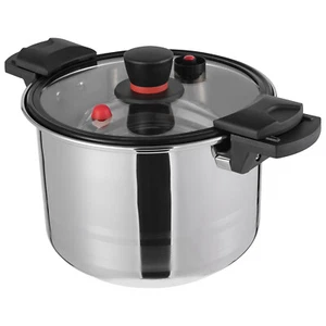 7.4 Quart Stainless Steel Pressure Cooker Pressure Stewing Pot Kitchen Cooking - Picture 1 of 21