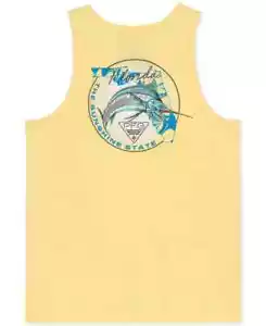 Columbia Men's Florida Graphic Crewneck Comfortable Cotton Tank Top t-shirt L - Picture 1 of 5