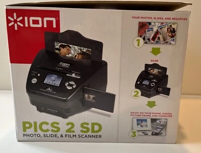 ION Audio Pics 2 SD Photo, Slide & Film Scanner  - Image 1 of 4