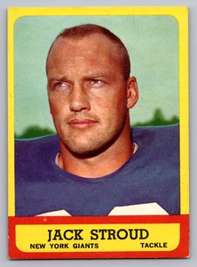 1963 TOPPS #53 JACK STROUD GIANTS SP - Picture 1 of 3