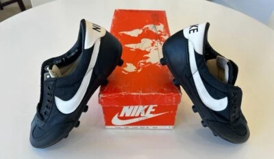 Nike Turf Star Vintage Soccer Cleats Black Size 7 Rare and New with Box - Image 1 of 4