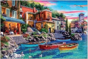 Educa Jigsaw Puzzle;  Sunset in Como;  3,000 pieces - Picture 1 of 1