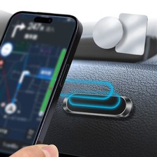 Magnetic Phone Holder Car Dashboard Mount Stand for 6 Strong Magnets Bracket