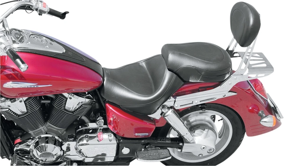 Mustang 02-08 Honda VTX1800 Retro, S & T Honda Wide Touring 2 piezas asiento - negro Foto 1 de 1