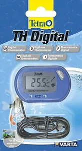 Tetra TH Digital Thermometer Saugnapf Wassertemperatur Messung Aquarium blau - Bild 1 von 3