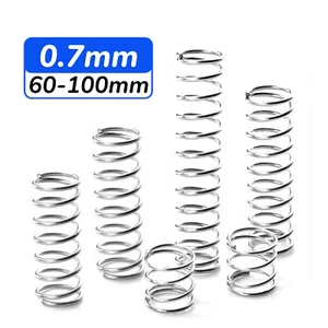 0.7mm Wire Compression Spring 5-12mm Diameter & 60-100mm Length Pressure Small - Picture 1 of 4