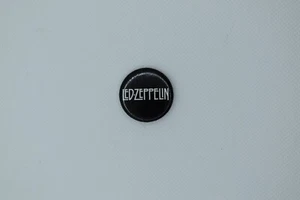 Led Zeppelin Black & White 1" Mini Button Pin Made in Mexico - Picture 1 of 8