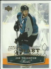 2007-08 Upper Deck MVP Hart Candidates #HC4 Joe Thornton San Jose Sharks