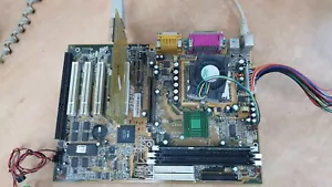 Vintage Abit VL6 motherboard bundle: Socket 370, 256MB RAM, Celeron - Picture 1 of 6