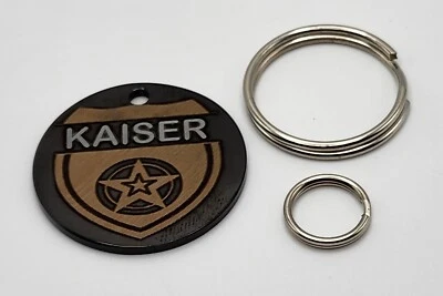 Insignia de policía etiqueta de identificación de mascotas para K9 - silenciosa, acero inoxidable, doble cara, garantía Foto 1 de 4