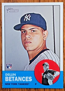 2012 Topps Heritage #457 Dellin Betances Short Print - Picture 1 of 6