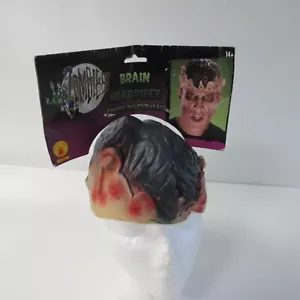 Rubie's Costume Co Zombie Brain Headpiece Costume Halloween rubber head mask - Picture 1 of 7