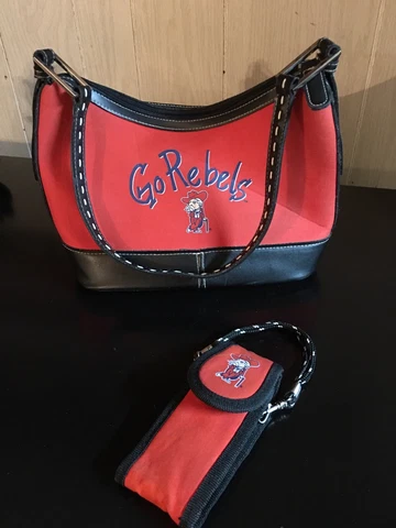 University of Mississippi Ole Miss Rebels Colonel Reb Handbag Purse Cover