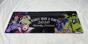 Disney Wine and Dine Wickedly Delicious 2020 Wall Sign - Picture 1 of 10