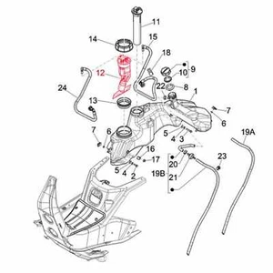 Piaggio Benzinpumpe Piaggio für Vespa GTS SUPER 300 2019-2022 - Bild 1 von 2