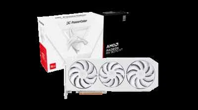 PowerColor Hellhound Spectral White AMD Radeon RX 9070 XT 16GB GDDR6 - Image 1 of 4