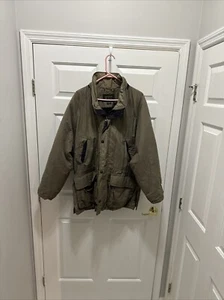 Dockers Outerware Mens Green Dark Green Coat Size M Parka Warm - Picture 1 of 12