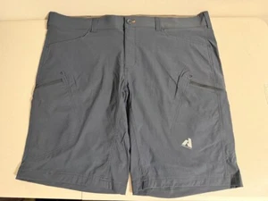 ☀️ Eddie Bauer Shorts Mens 44 Gray Cargo First Ascent Guide Pro Outdoors Hiking - Picture 1 of 8