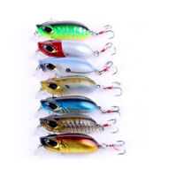 5PCS Lot Crankbait 4.5cm//8g Minnow Fishing Lure Hook Tackle Hard Bait Wobbler