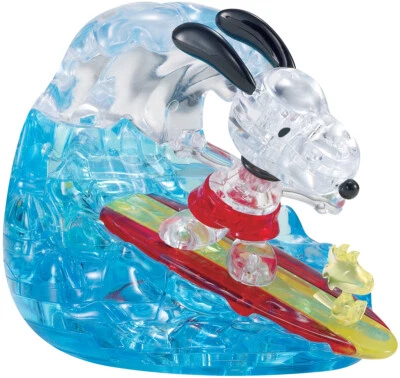 Snoopy Surf  3D Crystal Puzzle - Image 1 of 3