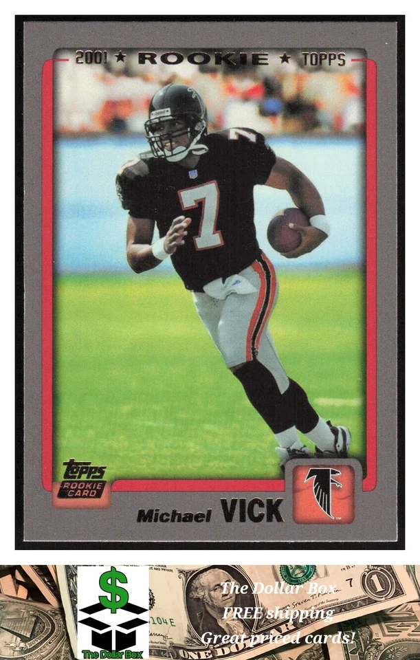 2012 Topps Rookie Reprint #311 Michael Vick - Atlanta Falcons - Image 1 of 2